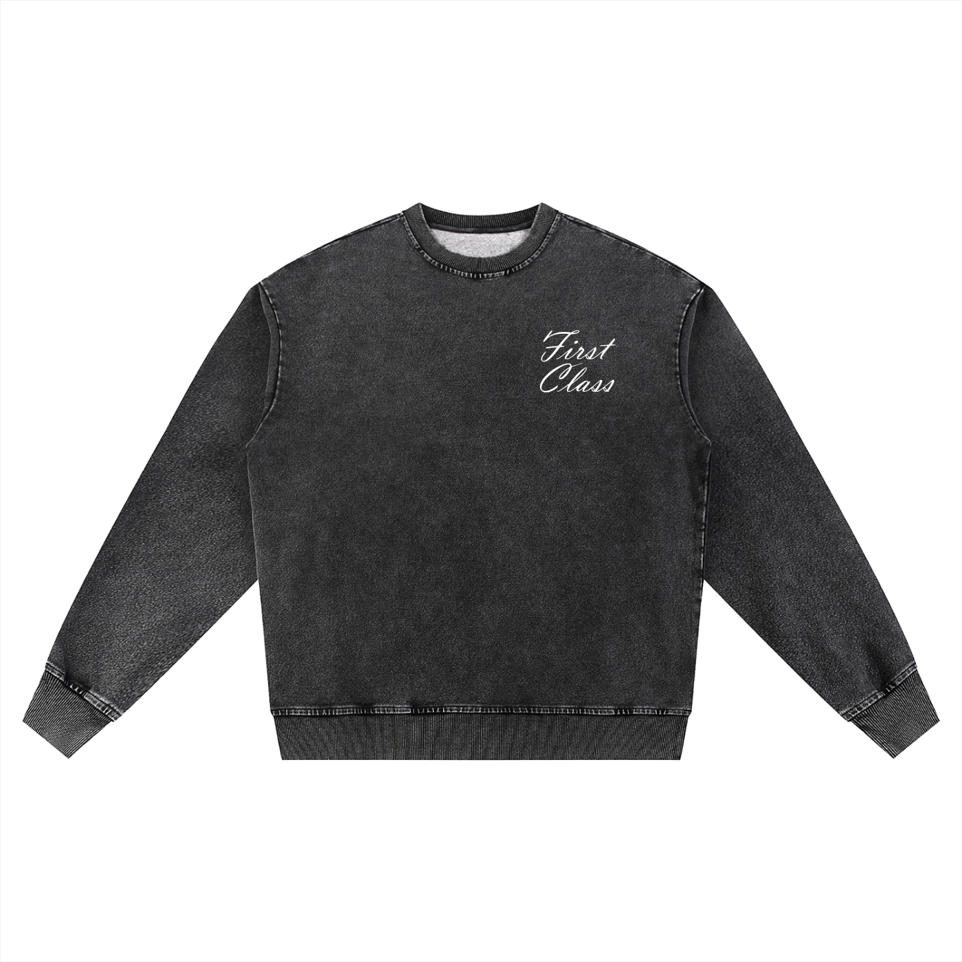 Adult Acid Wash Capsule Crewneck