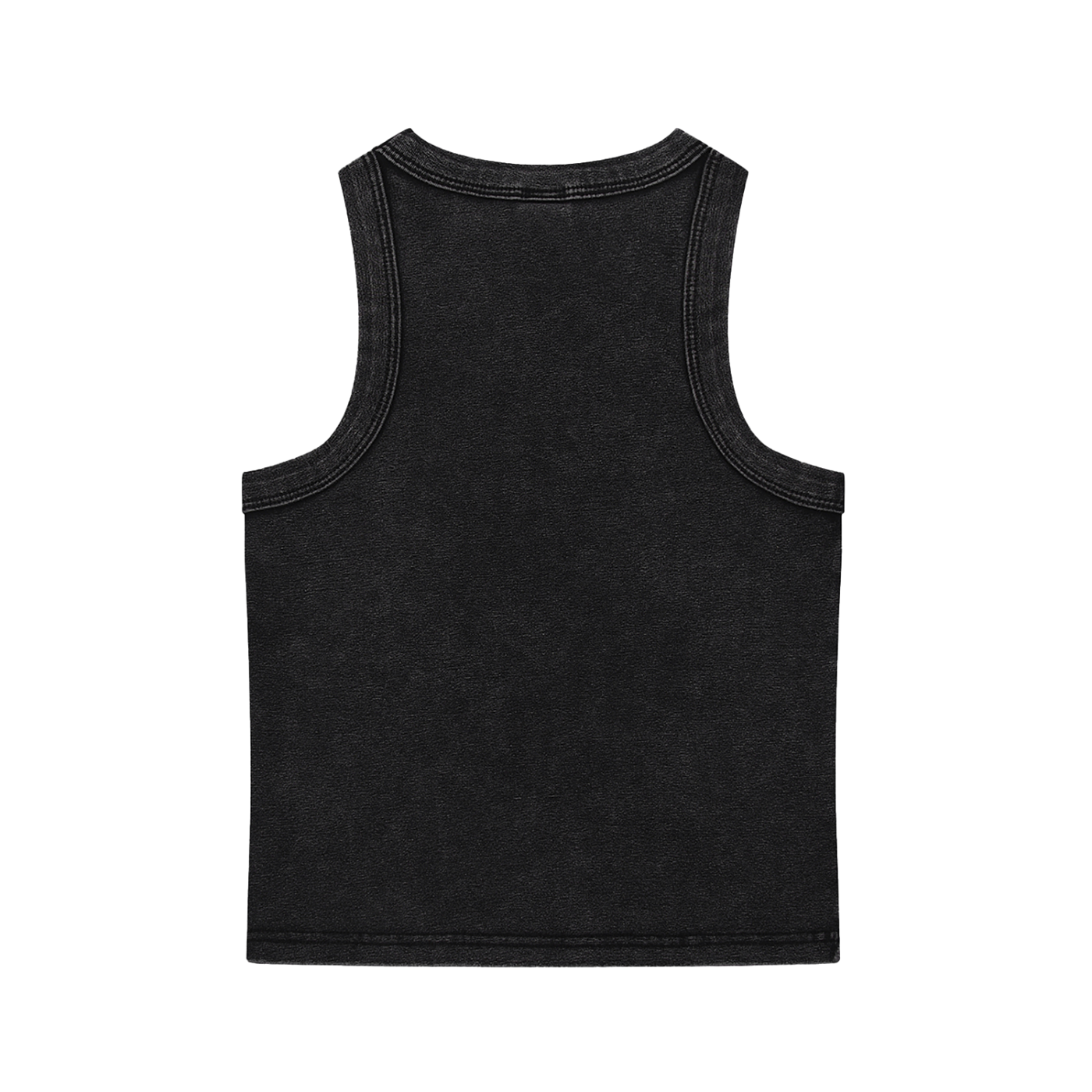 Adult Snow Wash Tank in Black