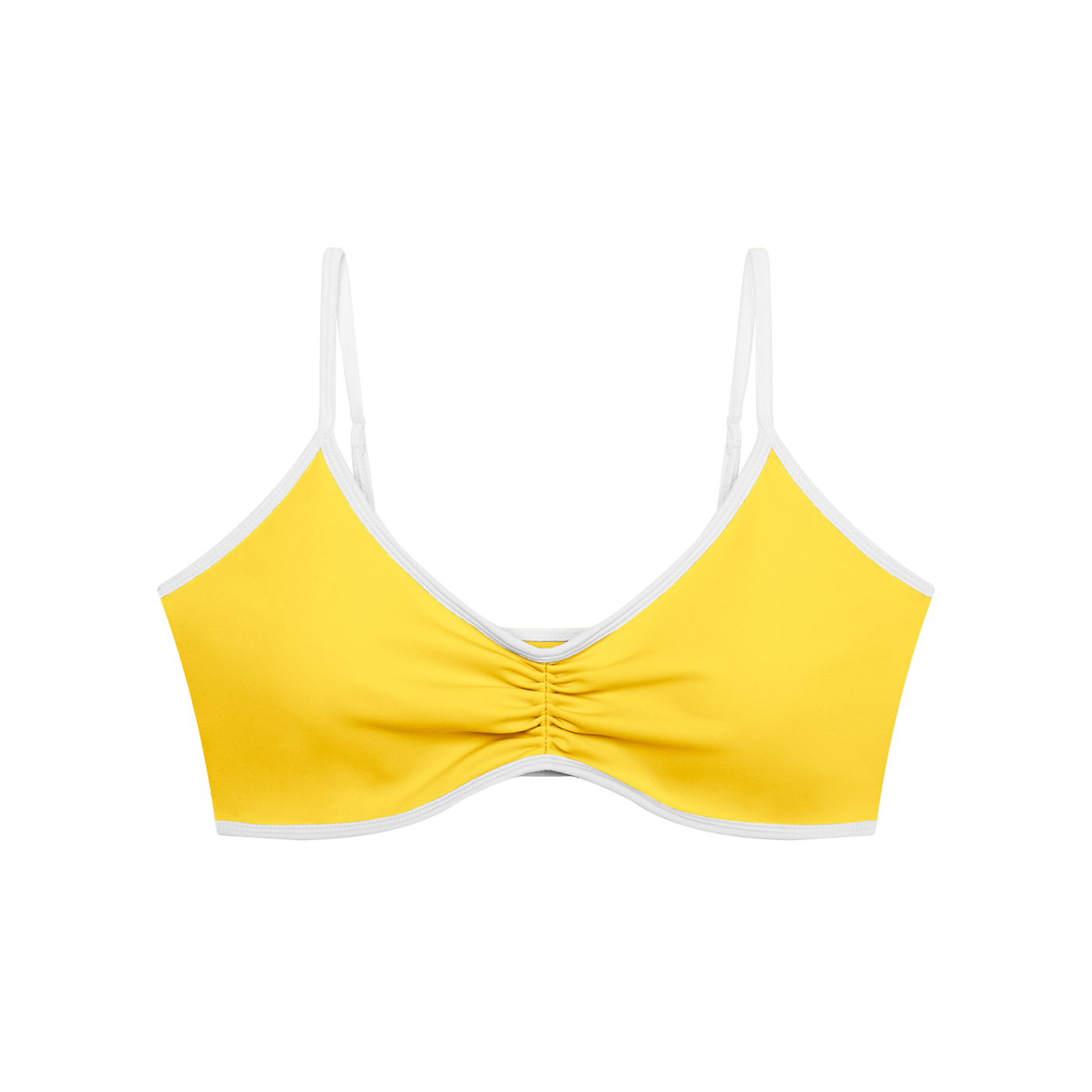 Adult Ruched V-Neck Sports Bra