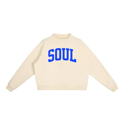 Adult Mock Neck Crewneck