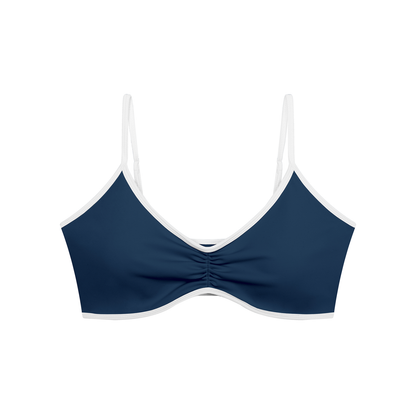 Adult Ruched V-Neck Sports Bra