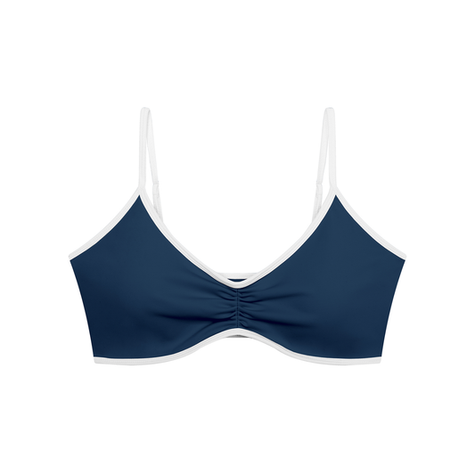 Adult Ruched V-Neck Sports Bra