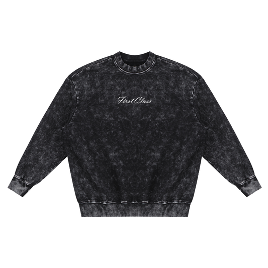Adult Acid Wash Crewneck