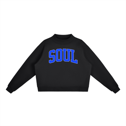 Adult Mock Neck Crewneck