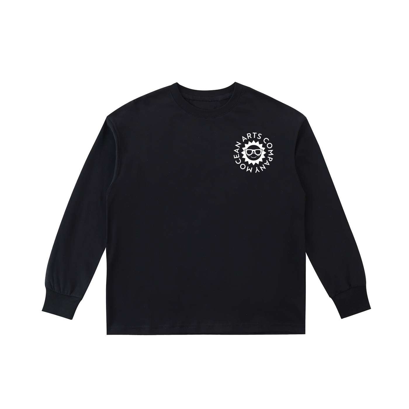 Youth Long sleeve Tee in Black