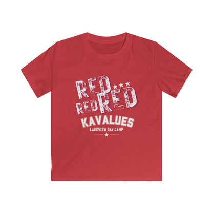 Youth Red Color War Tee