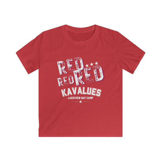 Youth Red Color War Tee