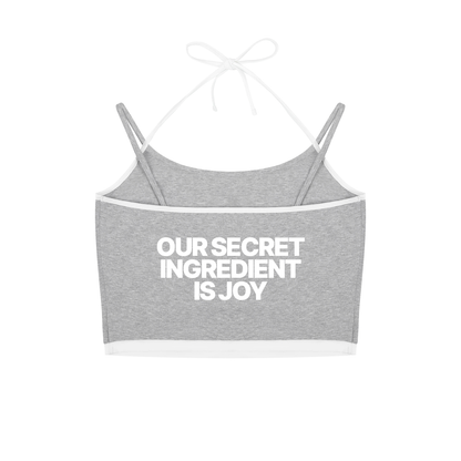 Adult Double Layer Halter Tank Top
