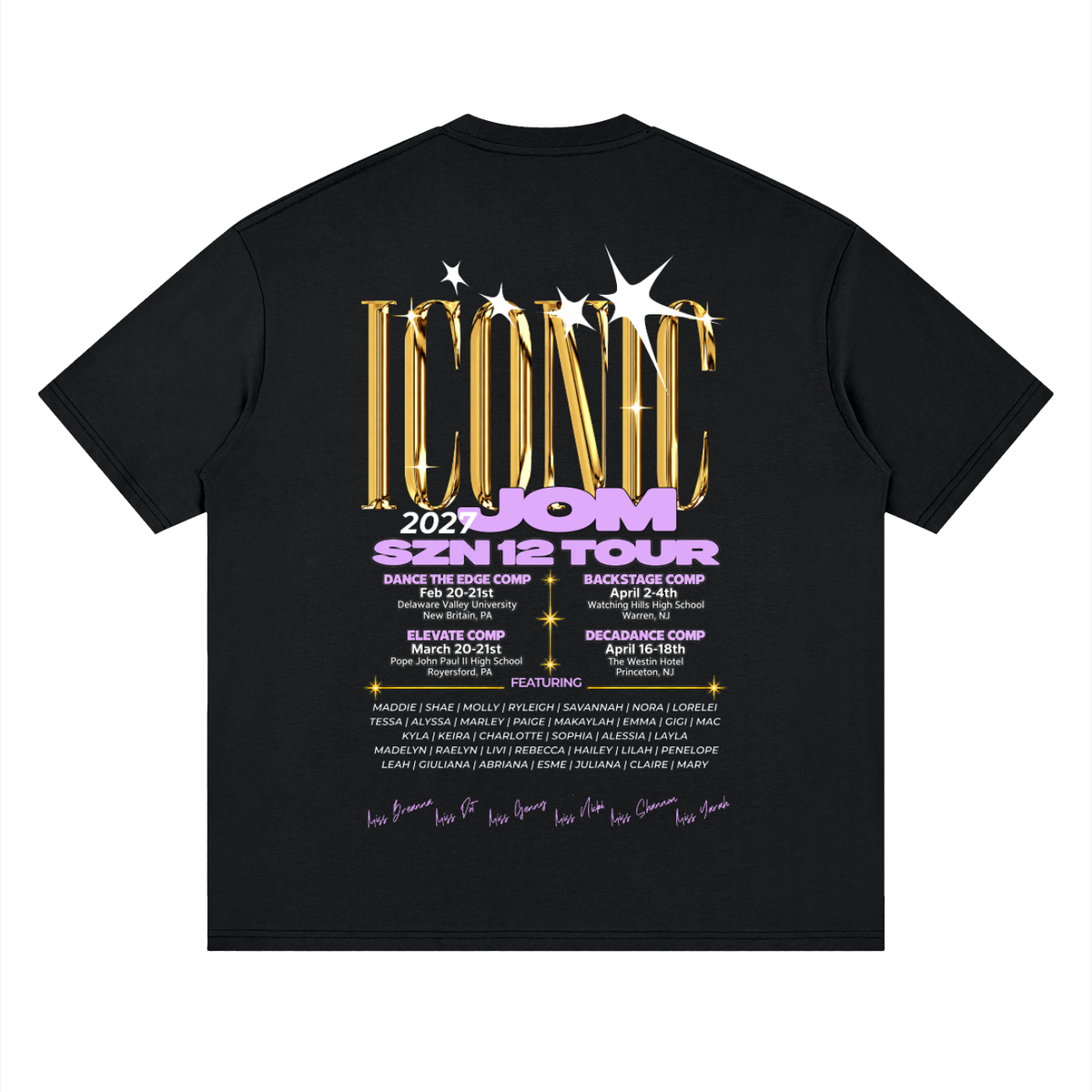 Adult Iconic 2027 Tour Tee