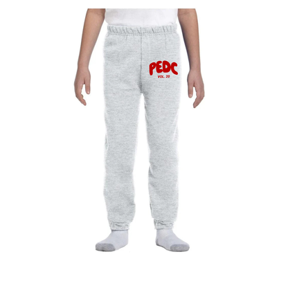 Youth White Fox Joggers