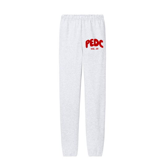 Adult White Fox Joggers