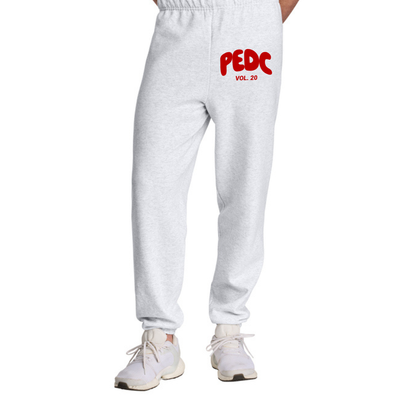 Adult White Fox Joggers