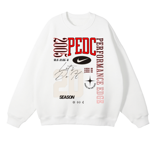 Youth Nike Crewneck in White
