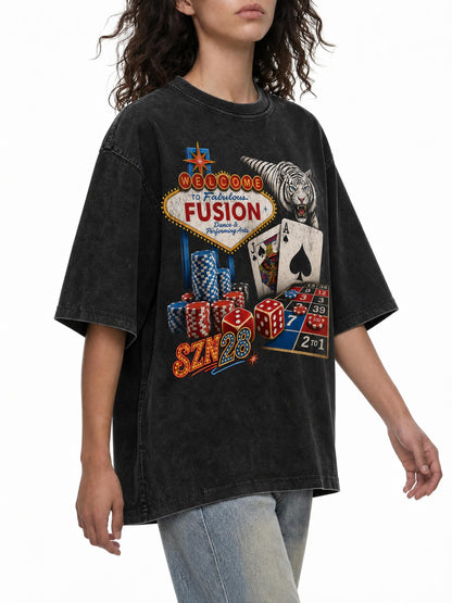 Adult Oversized Vegas Tee
