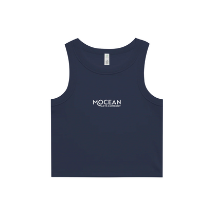 Adult Embroidered Ribbed Tank