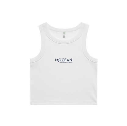 Adult Embroidered Ribbed Tank