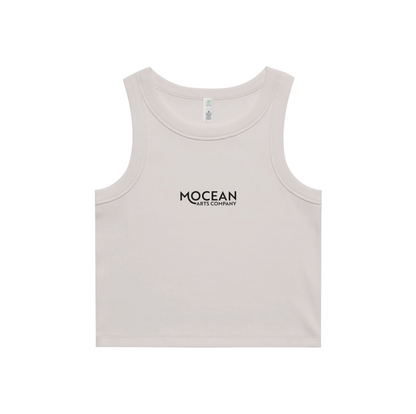 Adult Embroidered Ribbed Tank