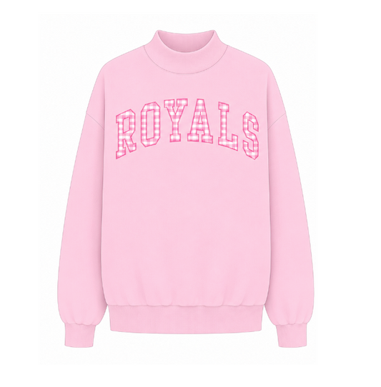 "Royals" Mockneck Crewneck - PRE ORDER BEFORE 9/18