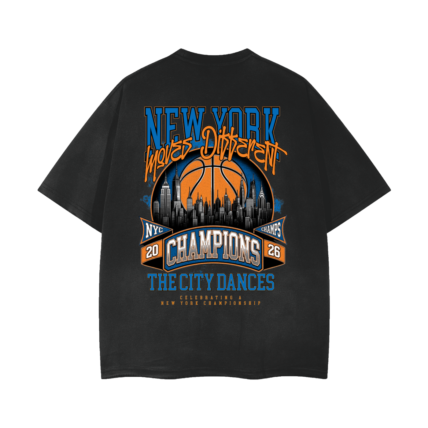 "NY Moves Different" - Knicks Championship Tee