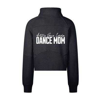 Dance Mom 1/4 Zip in Black