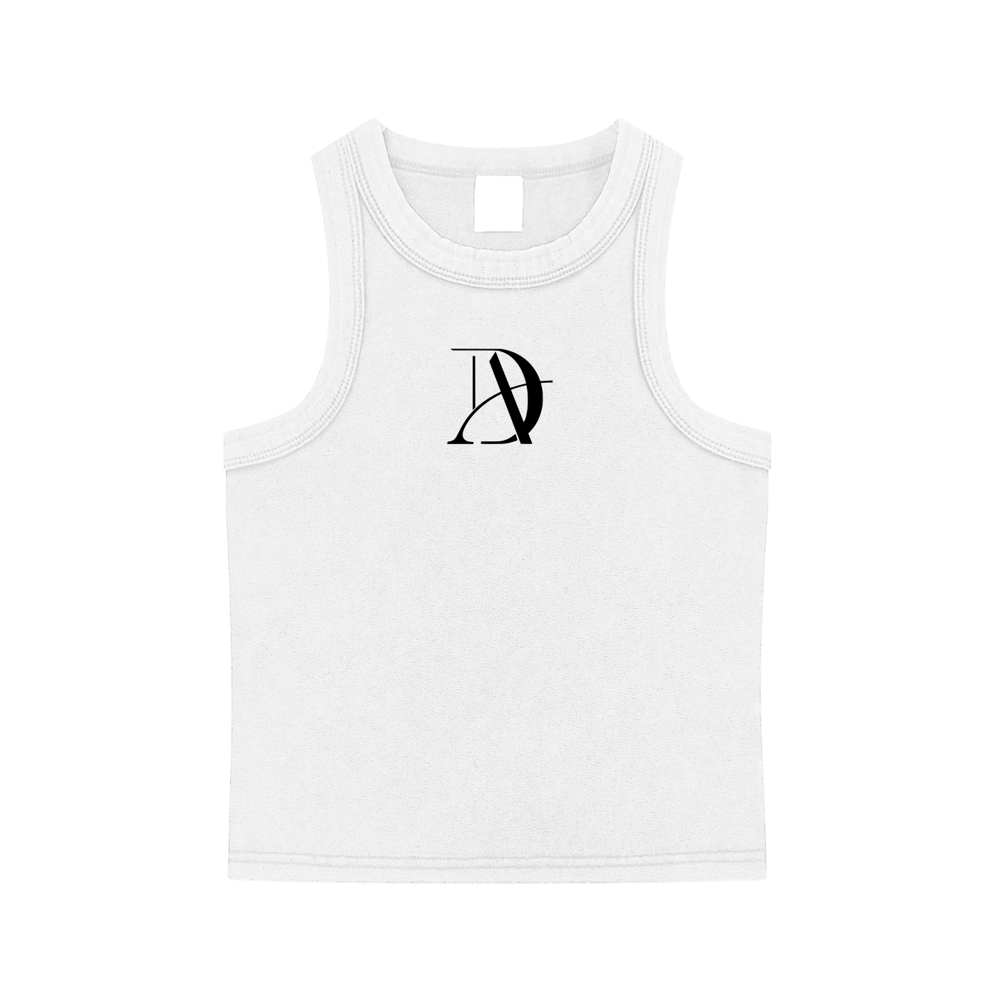 Adult Snow Washed Tank Top in White