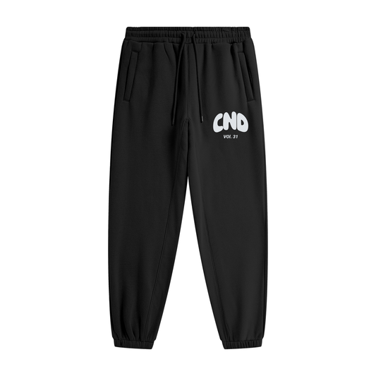 Adult White Fox Joggers