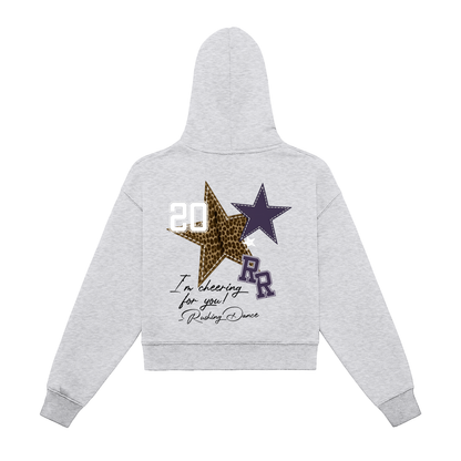 Adult All Star Zip-Up Cropped Hoodie