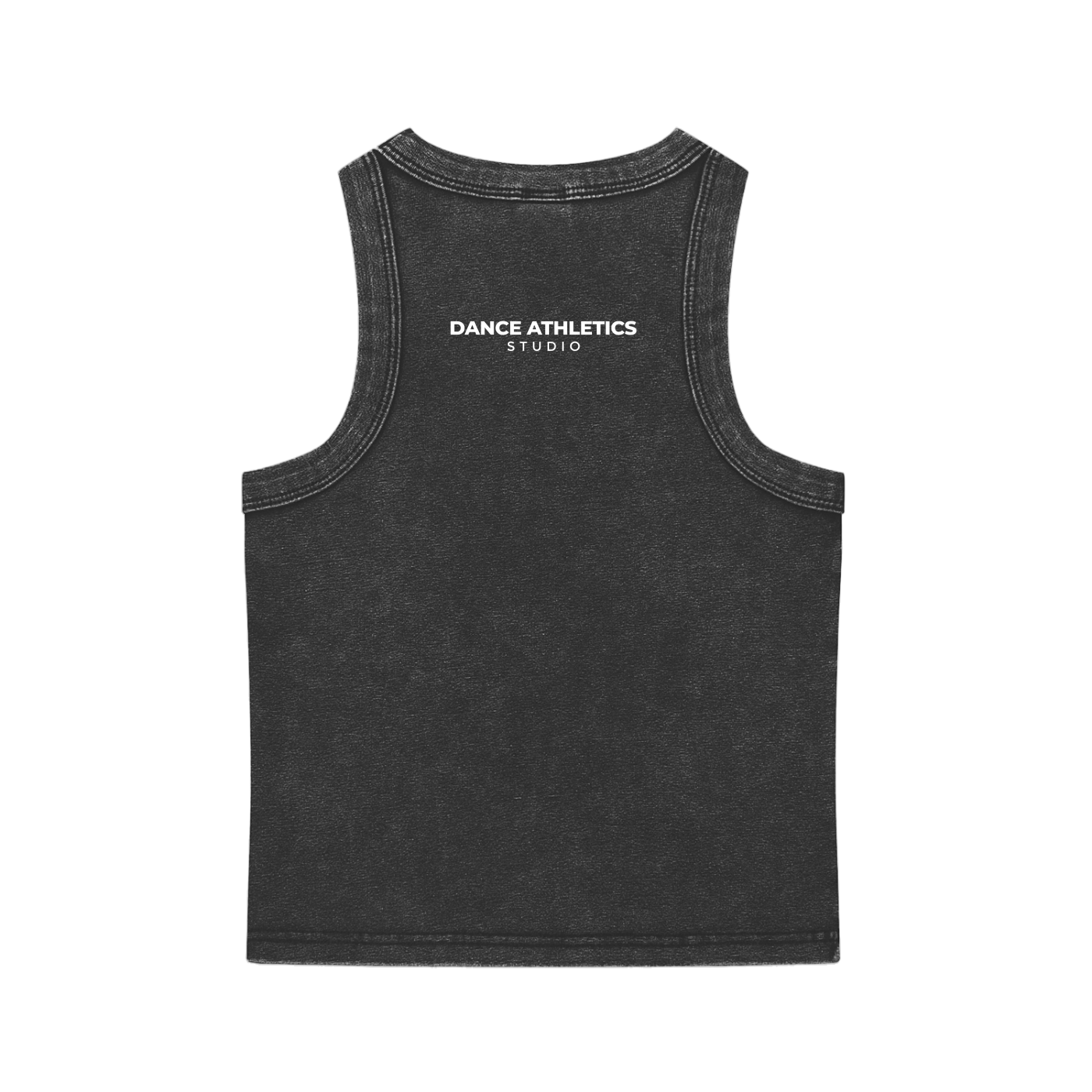 Adult Snow Washed Tank Top in Black