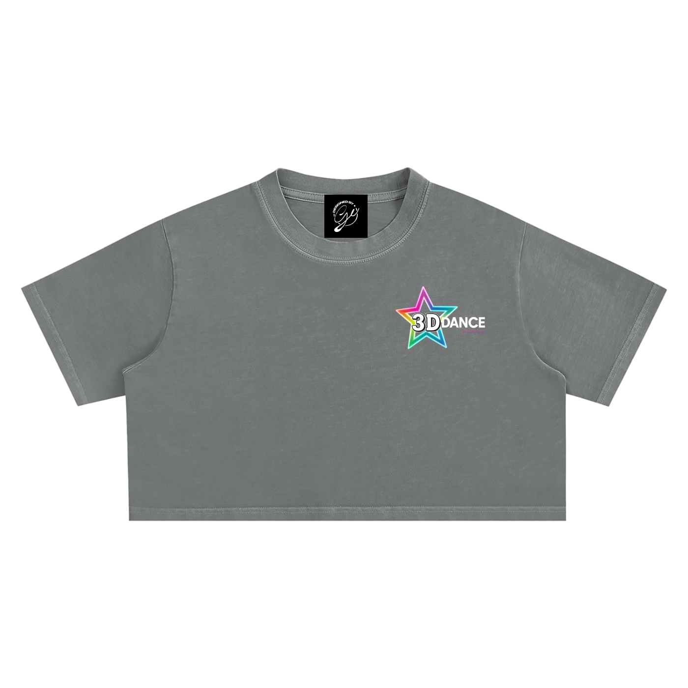 Adult Snow Washed Crop Top
