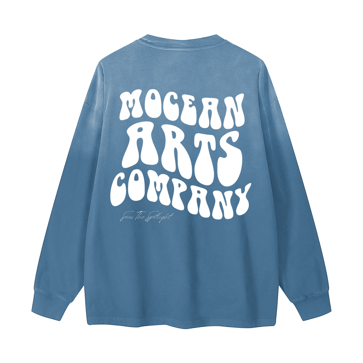 Adult Ombre Wash Long Sleeve