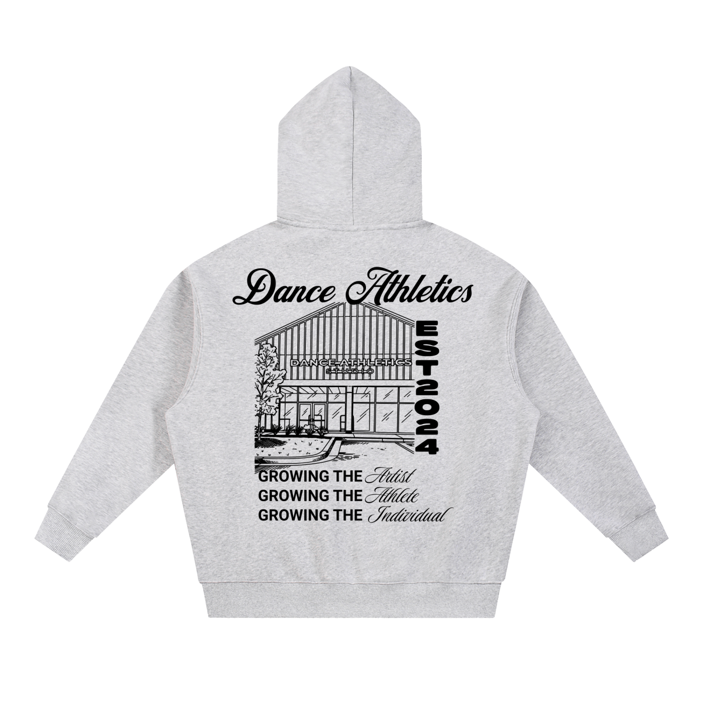 Adult DA Foundation Hoodie in Grey