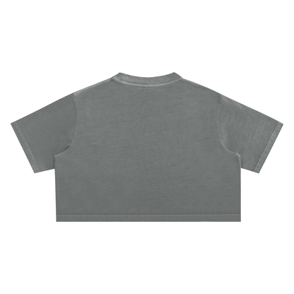 Adult Snow Washed Crop Top