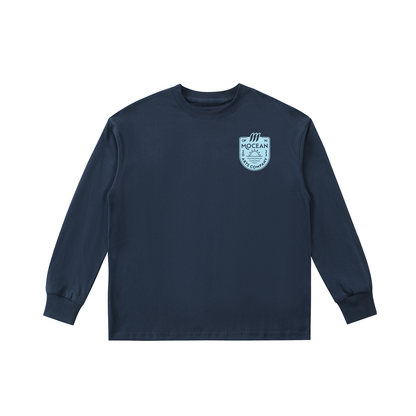 Youth Long Sleeve Tee in Navy