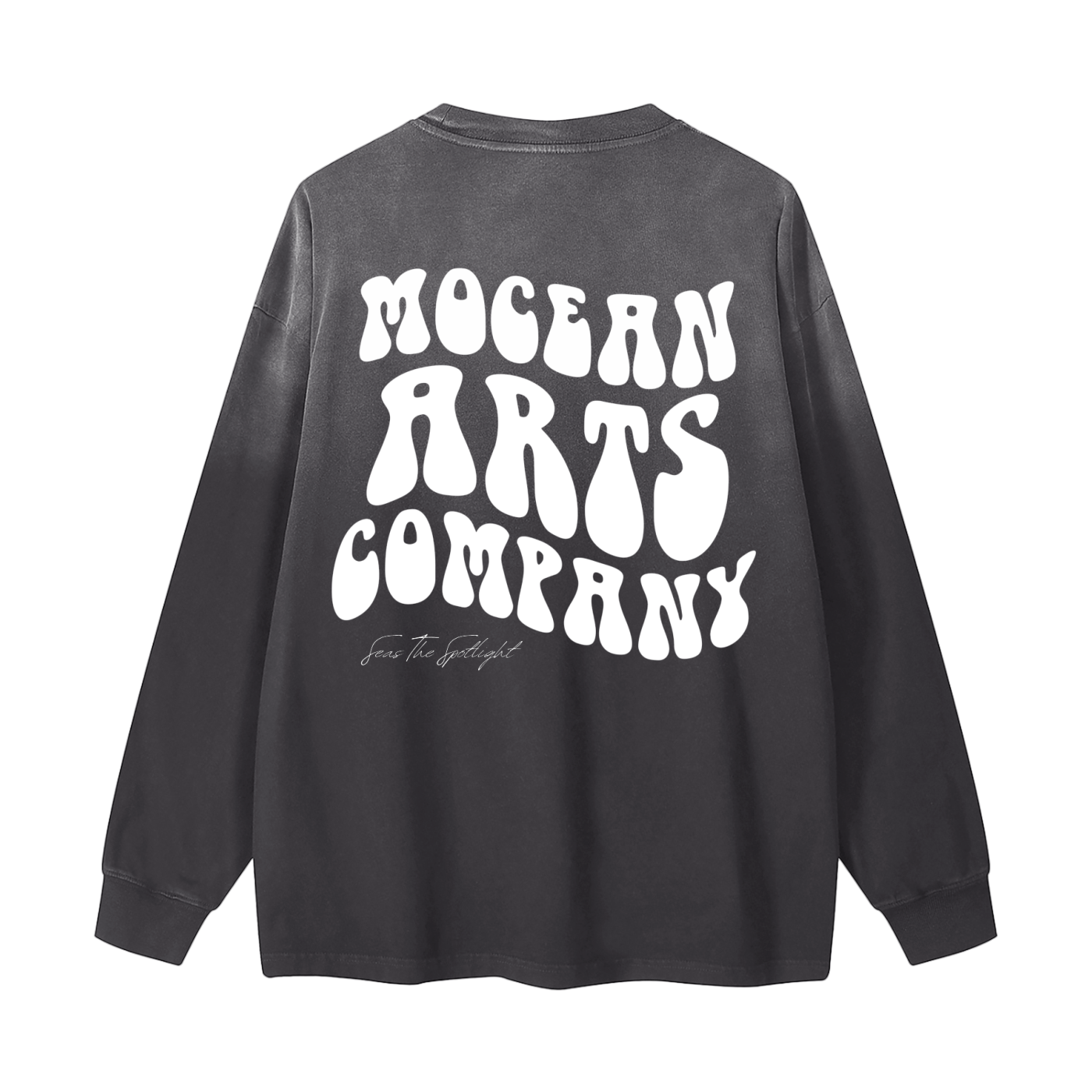 Adult Ombre Wash Long Sleeve