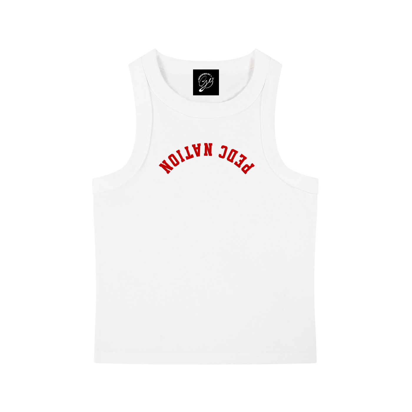 Adult Snow Wash Tank in White