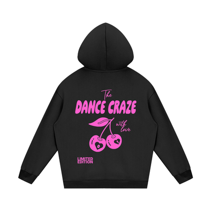 Adult White Fox Inspired Hoodie in Black