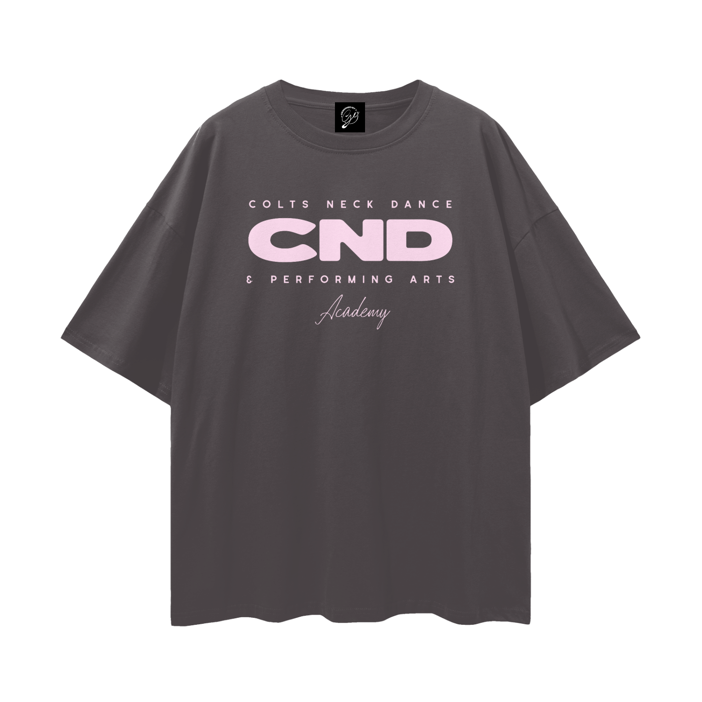 Adult Essential Tee "Pop of Pink"