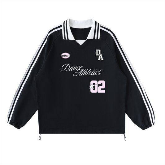 Adult Social Club Crewneck in White in Black