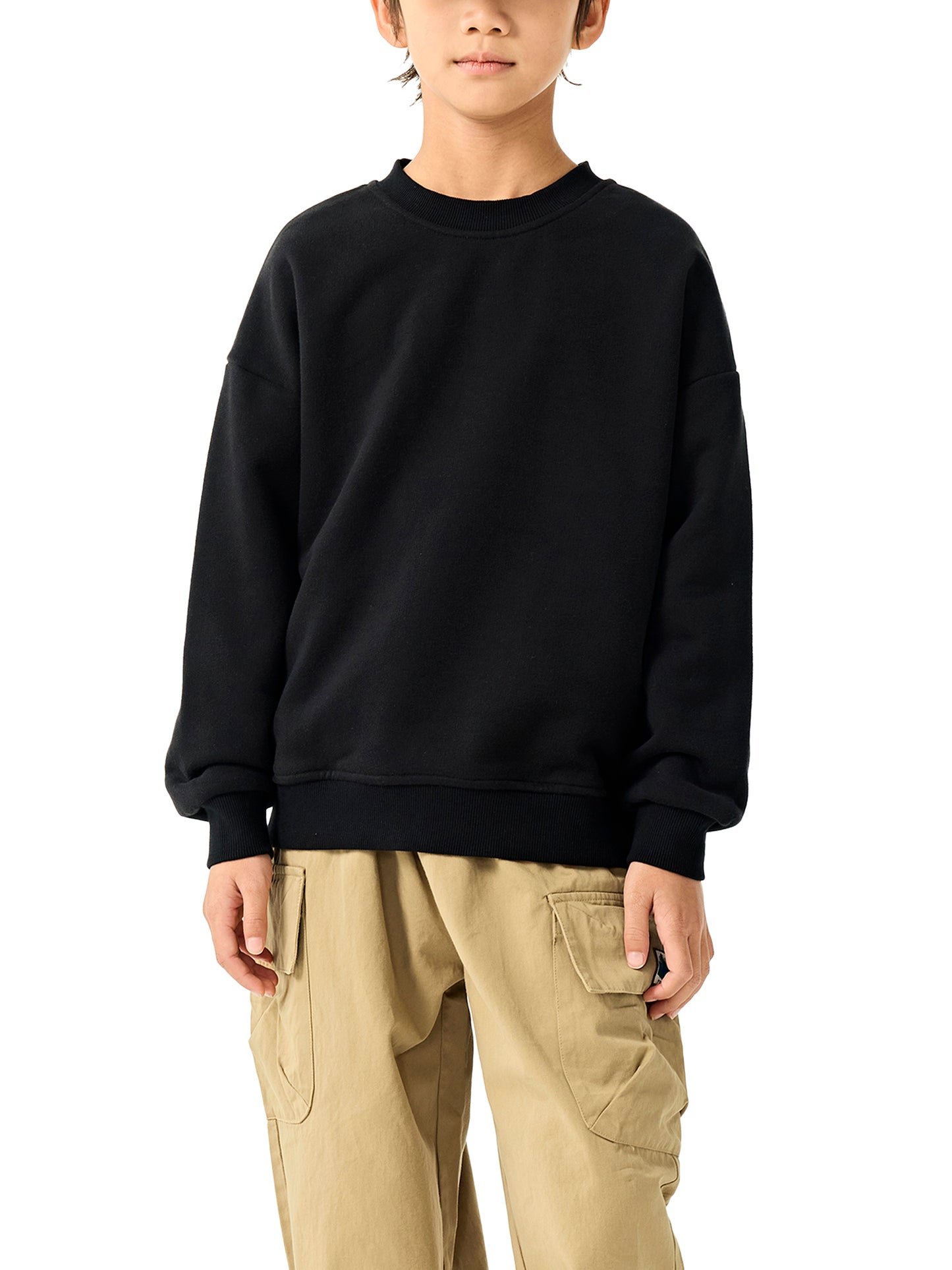 Youth Social Club Crewneck in Black